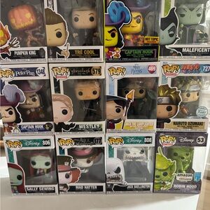 Lot of all Funko Pop Vinyl Figure Collection